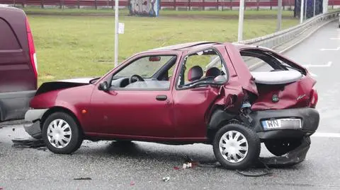 Efekt domina na Wale Miedzeszyńskim. Utrudnienia