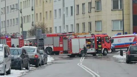 Pożar lokalu na Oboźnej. W akcji pięć wozów straży 