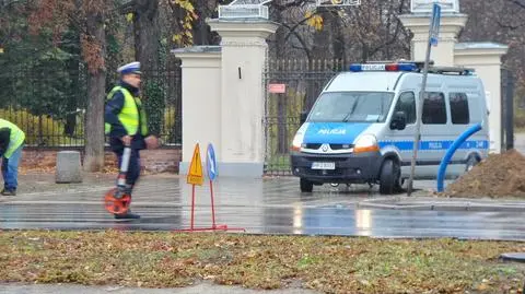 Wypadek na Gagarina. Uszkodzony wózek, dziecko trafiło do szpitala