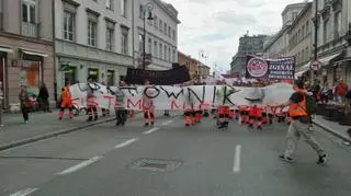 Protest ratowników medycznych