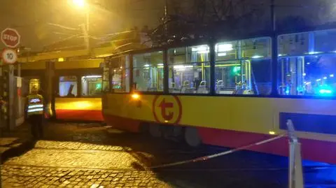 Tramwaje zderzyły się przy zajezdni