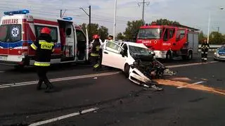 Wypadek na moście Gdańskim