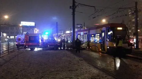 Tramwaj uderzył w nieoznakowany radiowóz