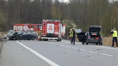 Tragiczny wypadek na krajowej "pięćdziesiątce" 