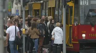 Tłok przy Politechnice