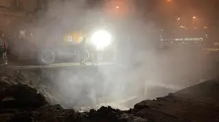 Awaria sieci ciepłowniczej na Ursynowie