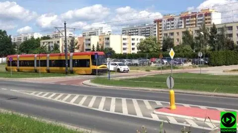 Zderzenie z tramwajem na Światowida. "Kierowca bez dokumentów"
