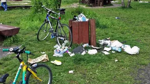 Las Bródnowski zaśmiecony. "Posprzątamy we wtorek"