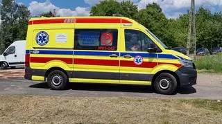 Zderzenie motocyklisty i samochodu osobowego