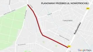 Tędy ma przebiegać Nowotrocka