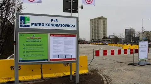 Parking P+R Metro Kondratowicza pomieści ponad sto samochodów