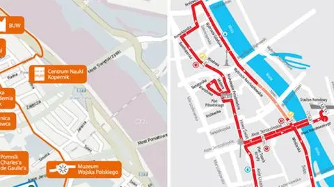 Wisłostrada zamknięta, maraton zagrożony