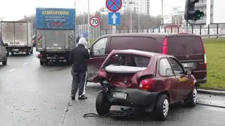 Zderzenie na Wale Miedzeszyńskim