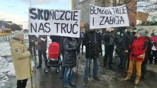 Protest mieszkańców na Woli