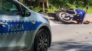 Wypadek na trasie 632