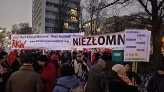 Czwartkowa demonstracja przed Sejmem