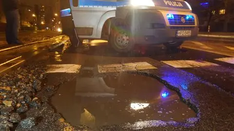 Wodna pułapka na Barkocińskiej. "Ma 20 centymetrów głębokości"