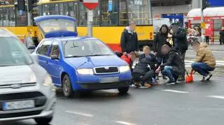 Potrącenie na Grochowskiej