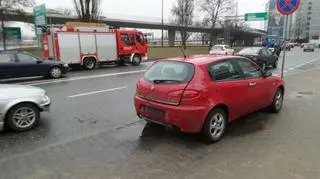 Zderzenie na Wisłostradzie