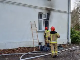 Pożar na Izbickiej 