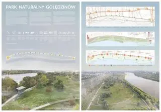 Wyróżnienie w konkursie na koncepcję parku naturalnego na Golędzinowie