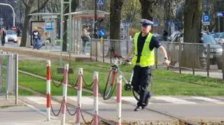 Rowerzysta potrącony na Żoliborzu