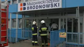 Akcja służb w szpitalu Bródnowskim