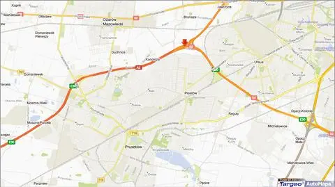 A2 stanęła po niegroźnej stłuczce
