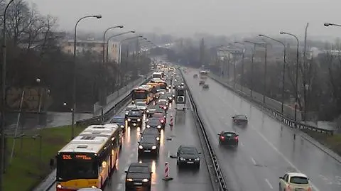 Korki po zamknięciu Trasy Łazienkowskiej