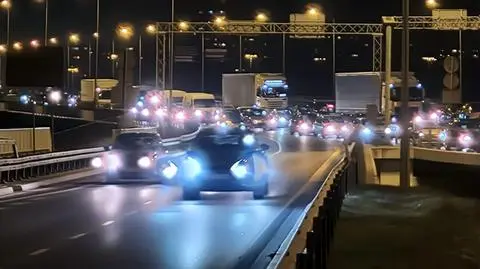 Po kolizji na S8 kierowcy utknęli w ogromnym korku 