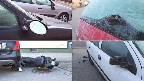 W nocy ktoś uszkodził kilkanaście aut. Policja zatrzymała dwie osoby