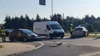 Zderzenie w miejscowości Marysin