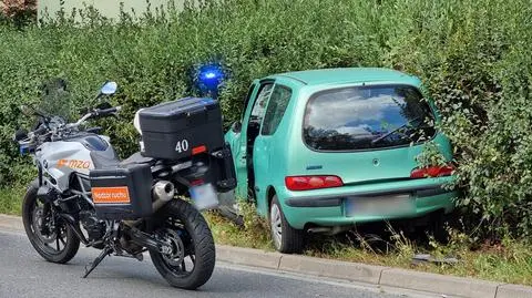 Samochód osobowy zderzył się z dwoma autobusami miejskimi 