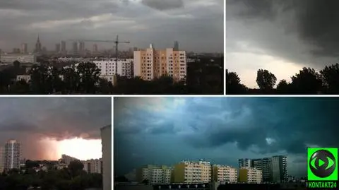 Burza na Waszych zdjęciach i filmach