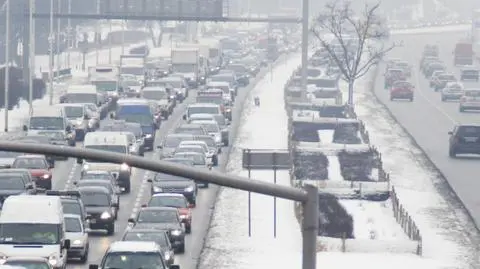 Wisłostrada w korku
