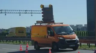 Zderzenie trzech aut na S8