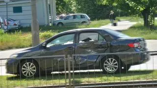 Wypadek z tramwajem na Grójeckiej