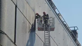 Pożar w domu handlowym