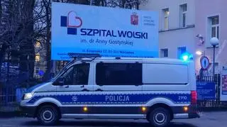 Policja przy Szpitalu Wolskim