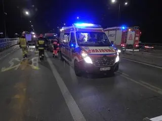 Zderzenie na moście Łazienkowskim 