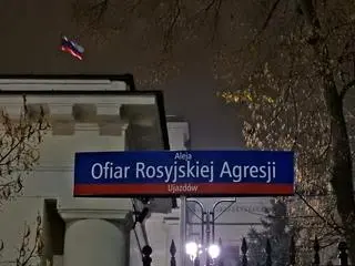 Aleja Ofiar Rosyjskiej Agresji przy ambasadzie Rosji