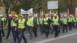 Protest w Warszawie