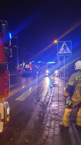 Potrącenie w Otwocku
