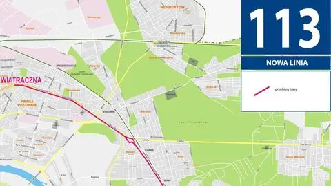 ZTM: linia 113 krótsza od 521,  ale wcale nie gorsza