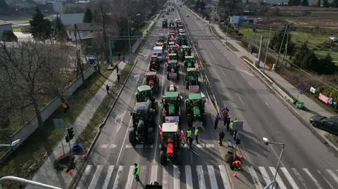 Protest w miejscowości Bronisze 