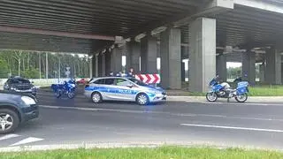 Policjant trafił do szpitala na badania 