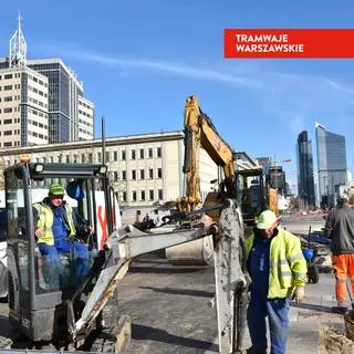 Budowa linii tramwajowej na Kasprzaka