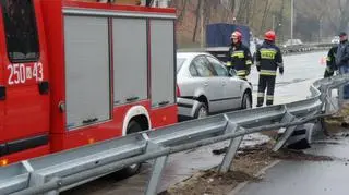 Kolizja na Wisłostradzie