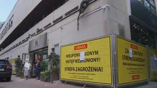 Płot przy Teatrze Żydowskim