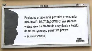 Billboard w Śródmieściu